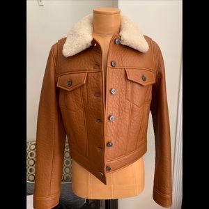 Women’s Coach Leather jacket - low waist